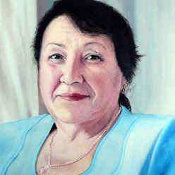 ЖЕНЬЩИНА В ГОЛУБОМ